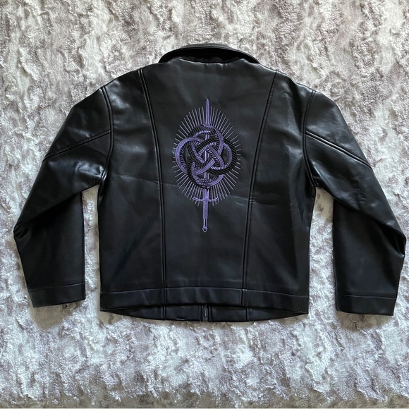 Blackmilk Jackets & Blazers - BlackMilk Infinity Snake Moto Jacket